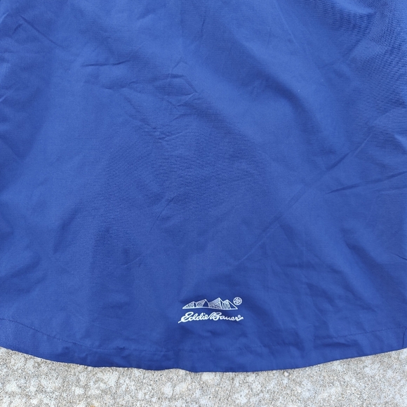 EDDIE BAUER KIDS BLUE HOODED WINDBREAKER SIZE L (14/16) – LIGHTWEIGHT Jacket - Picture 6 of 6